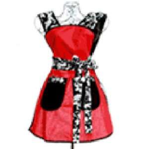  Grandway Fancy Aprons Select Style Chloe Red Damask 