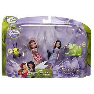  Disney Fairies Exclusive 4.5in Dolls and 2 Pets, Silvermist 