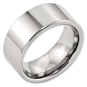  Dura Tungsten Flat 10mm Polished Band ring Jewelry