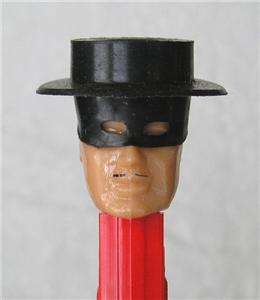 1960s MINT   ZORRO PEZ, Curved Black Mask, WDP #818,879, No Feet 