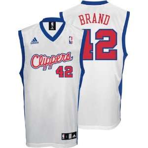  Brand Jersey: adidas White Replica #42 Los Angeles Clippers Jersey 