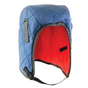  Winter hard hat liner, fleece lined, quilted nylon outer 