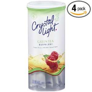 Crystal Light Green Tea Raspberry Drink Mix (10 Quart), 5 Count, 1.87 