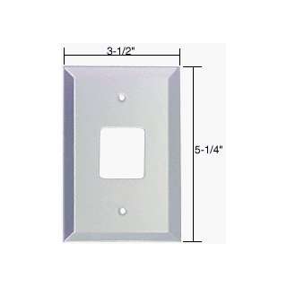  CRL 1 1/4 Square Telephone Hole Glass Mirror Plate 