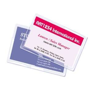   Business Card Size Clear Gloss (100 Pack) (RF10BUSC0100): Office