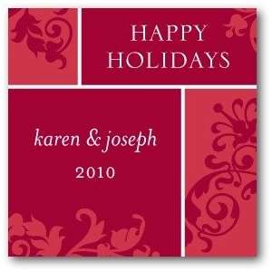  Personalized Holiday Gift Tag Stickers   Grand Grid By 