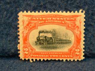 Pan American Exposition 2c Fast Express stamp. Scotts #295. MLH 
