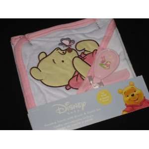  Disneys Winnie the Pooh Pink Trim Terry Cloth Hooded 