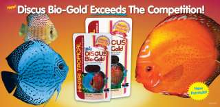  Tropical Fish Discus Bio Gold RED Food 2.82 oz 042055223164  