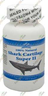 6x 100% Natural Shark Cartilage 750mg 100 Caps 600Caps  