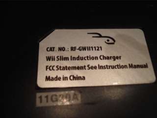 Rocketfish Wii Slim Induction Battery Charger Base ONLY RF GWII1121 