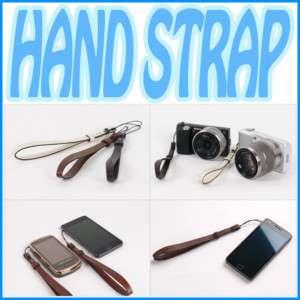 Antique Vintage Leather Hand Strap cell phone camera Br  