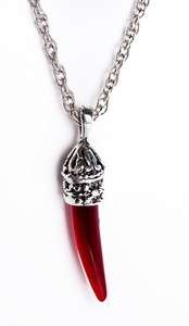   Eternal Blood Vial Fang Necklace  Dont Be Fooled By Others  