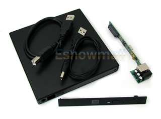 Laptop CD/DVD Case USB Cable USB Power cable CD Drivers