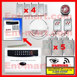 16 ZONE AUTODIAL Wireless Home Security Alarm System H4  