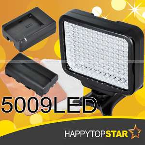   5009LED Camera Photo Video Camcorder Lamp Light and Battery 2200mAh