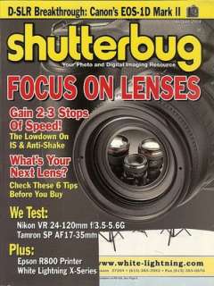 Vintage Shutterbug Magazines   All 12 Back Issues From 2004  