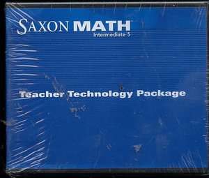 SAXON MATH TEACHER TECHNOLOGY PACKAGE INTERMEDIATE 5 3C  