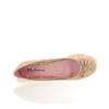 Chinese Laundry GETDOWNGLD Womens Flat Shoes Get Down Gold Fabric 