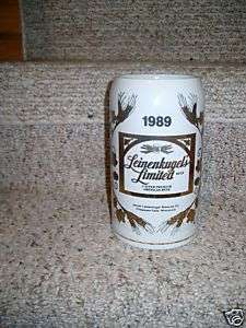 Leinenkugels Leinie Limited Beer Handled Stein 1989  