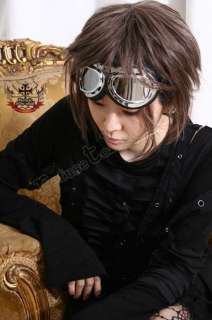 unisex cyber punk/steampunk motorcycle goggles. mirrored lens, chrome 