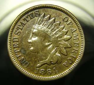 VERY NICE 1864 INDIAN HEAD CENT  
