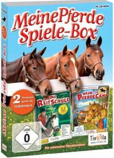 MEINE PFERDE SPIELE BOX (2 Spiele) ► Neu & OVP   PC  