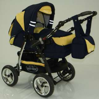 S4 * KOMBI KINDERWAGEN + BUGGY + BABYSCHALE * lux4kids  