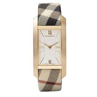 BU1095 checked watch   BURBERRY   Fashion watches   Watches 