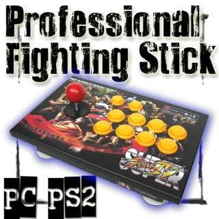 Pro Fighting Stick Arcade Joystick 8 buttons for PC PS2  