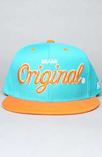 KR3W The Miami Original Snapback Hat in Teal Orange  Karmaloop 