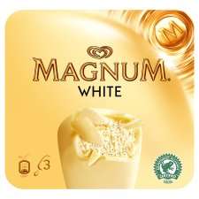 Walls Magnum White 3 Pack 330Ml   Groceries   Tesco Groceries
