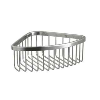 KOHLER Corner Stainless Steel Medium Shower Basket in Polished 