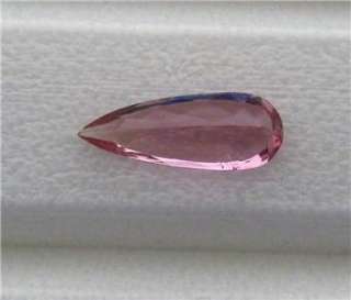 91 Ct. Natural Pink/Red IMPERIAL TOPAZ   PEAR SHAPE  