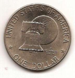 1976 EISENHOWER ONE DOLLAR $1.00 USA IKE COIN BICENTRNNIAL LIBERTY 
