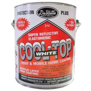 DeWitt Products Cool Top White Elastomeric Roof Coating 312 1 at The 