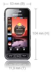 Samsung S5230 Star Smartphone black gold/bronze  Elektronik