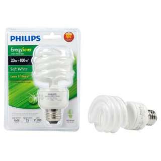   23 Watt (100W) Compact Fluorescent Soft White TwisterLight Bulb (E