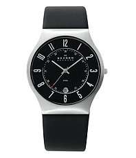 Skagen Leather Strap Watch $110.00
