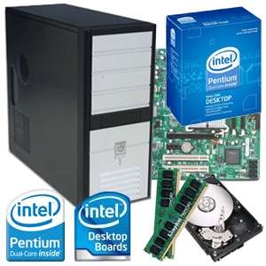 Intel DG31PR Barebone Kit   Intel Pentium Dual Core E5200 2.5GHz 
