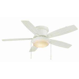 Hampton Bay Roanoke 48 in. Indoor/Outdoor White Ceiling Fan YG216 WH 