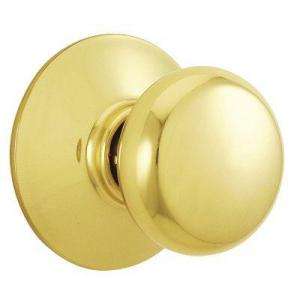   Bright Brass Hall and Closet Knob (F10 PLY 605) from The Home Depot