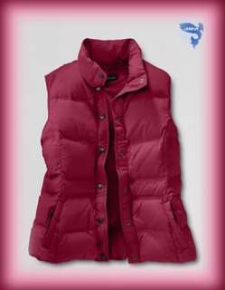 Lands End Womans Down Vest Body Warmer Gilet Teaberry 3X NEW  