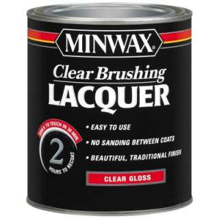 Minwax 1 qt. Gloss Clear Brushing Lacquer 15500 