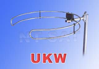UKW Antenne für den Bereich Band II. Horizontale und vertikale 