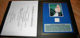 Gloves Personally Worn & Owned by Movie Star Jayne Mansfield w/ COA 