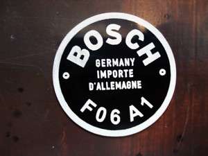 schild Bosch Typenschild Hupe Oldtimer F06 A1  