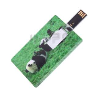 New 1GB panda Credit Card Flash Memory Drive USB Design  