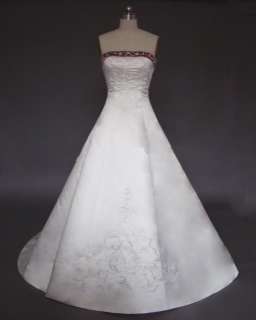 Stunning Bride Wedding Dress Prom Gown Size 6 8 10 12    