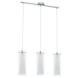 Eglo Pinto 3 Light 59 In. Hanging Chrome Island Light 20508A at The 